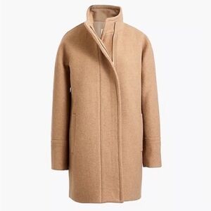 J. Crew Camel Wool City Coat Size 2